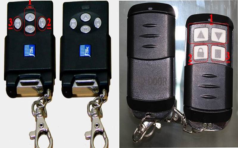 Cửa cuốn tự động trôi xuống khi mở lên